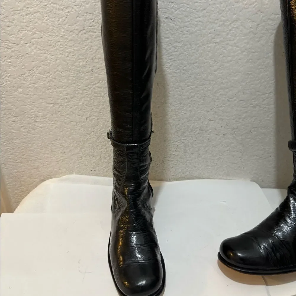 ANYA Ponorovskaya NYC boots women size 38 patent